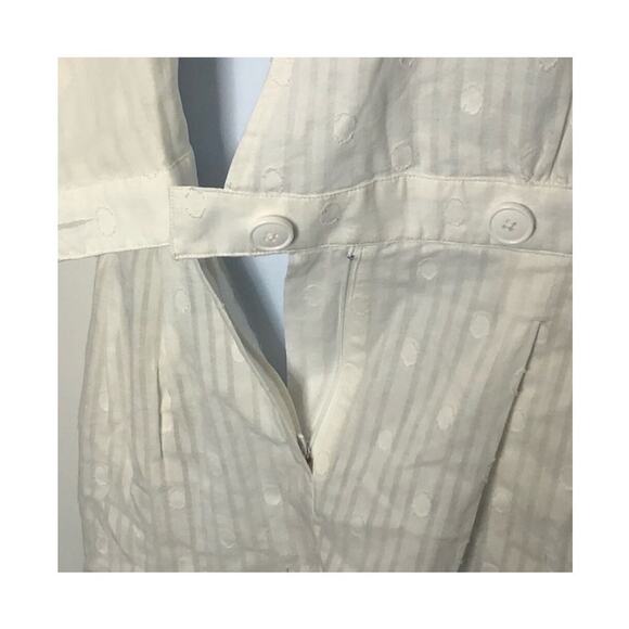 ModCloth Easy Go Sleeveless Cotton Faux Wrap Romper NWT Large - Picture 13 of 16